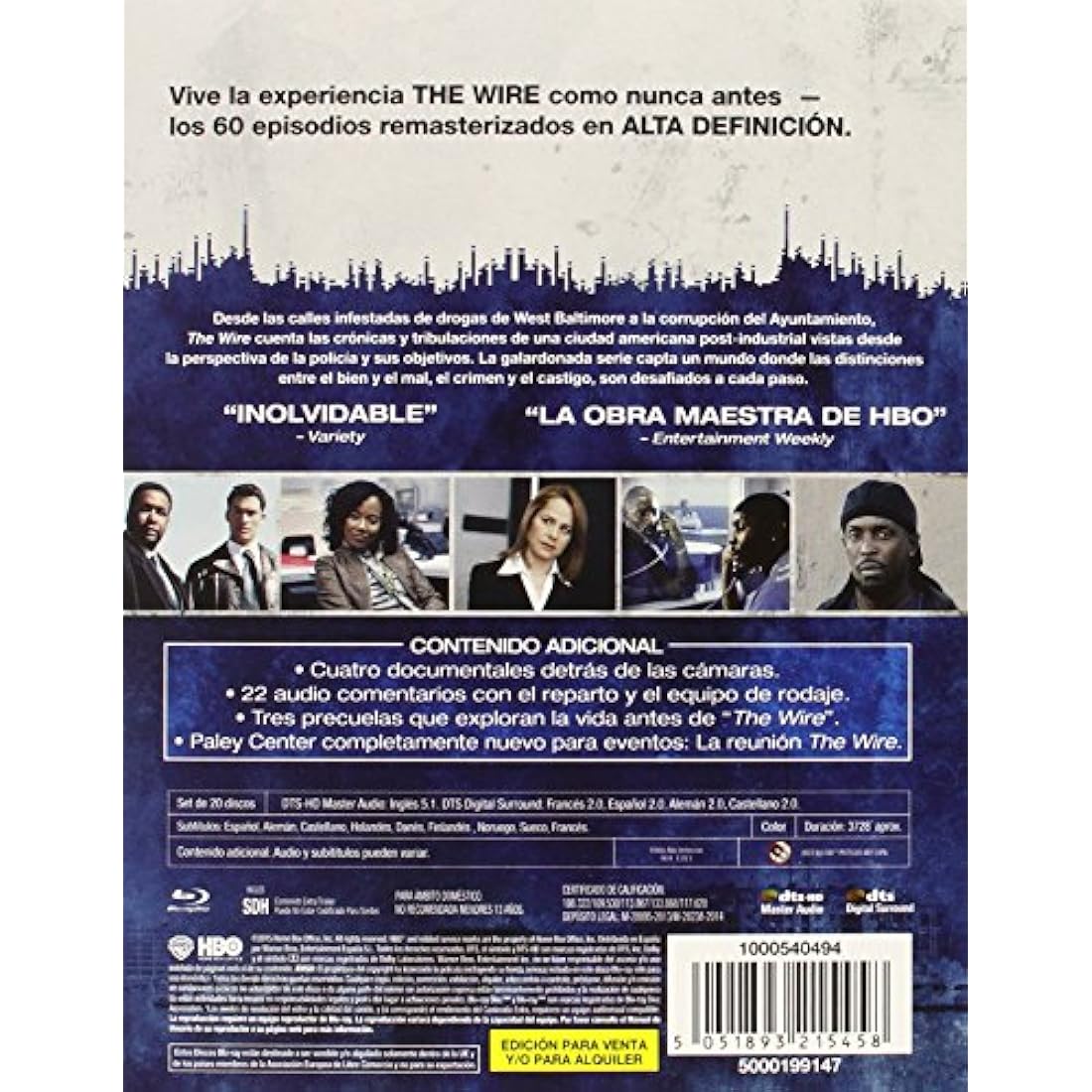 The Wire (The Wire (Bajo ESCUCHA): Serie COMPLETA, Spain Import, See Details for Languages)