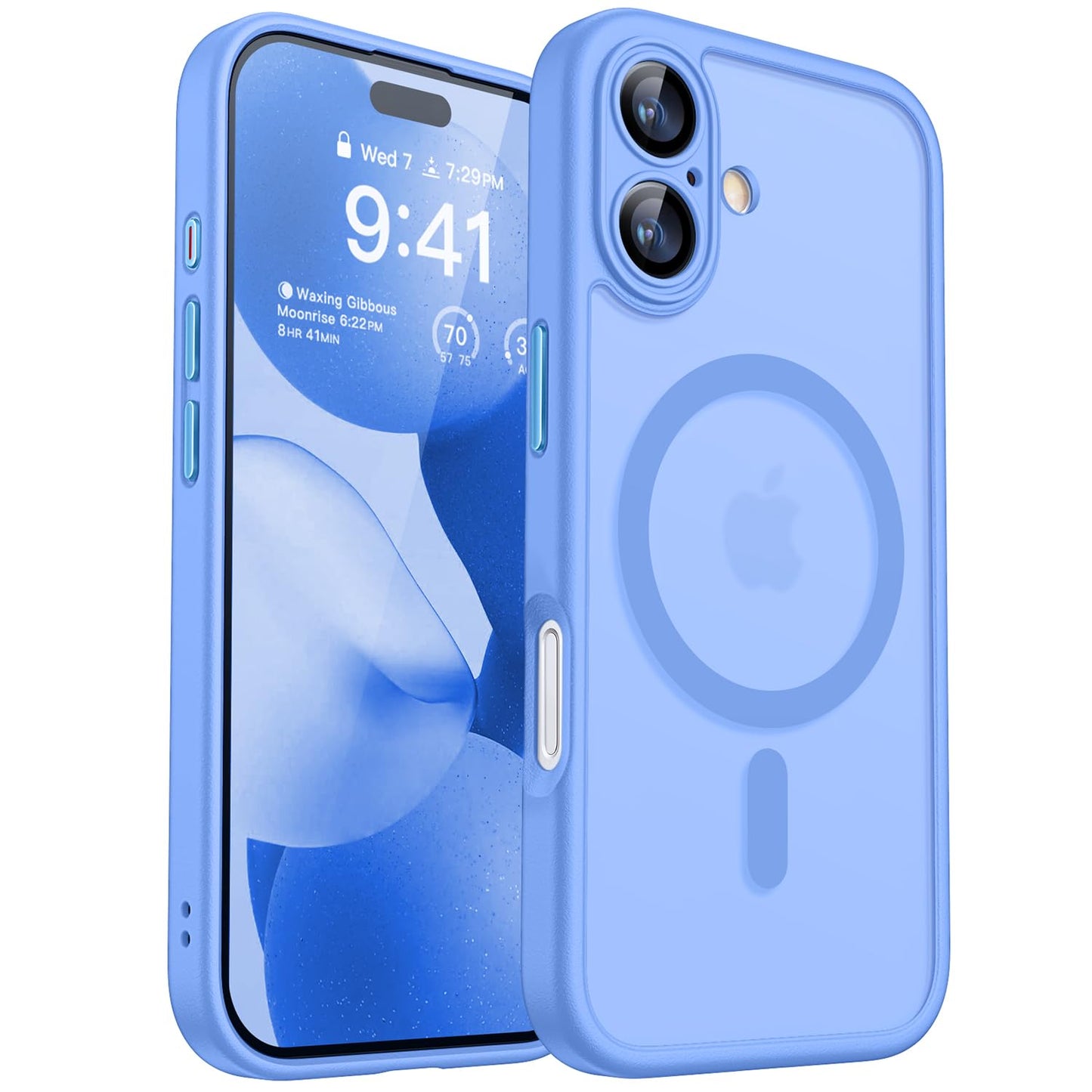 CANSHN Magnetic for iPhone 17 Case(6.3"), Upgraded [Full Camera Protection] [Compatible with Magsafe] [Translucent Matte] Shockproof Protective Phone