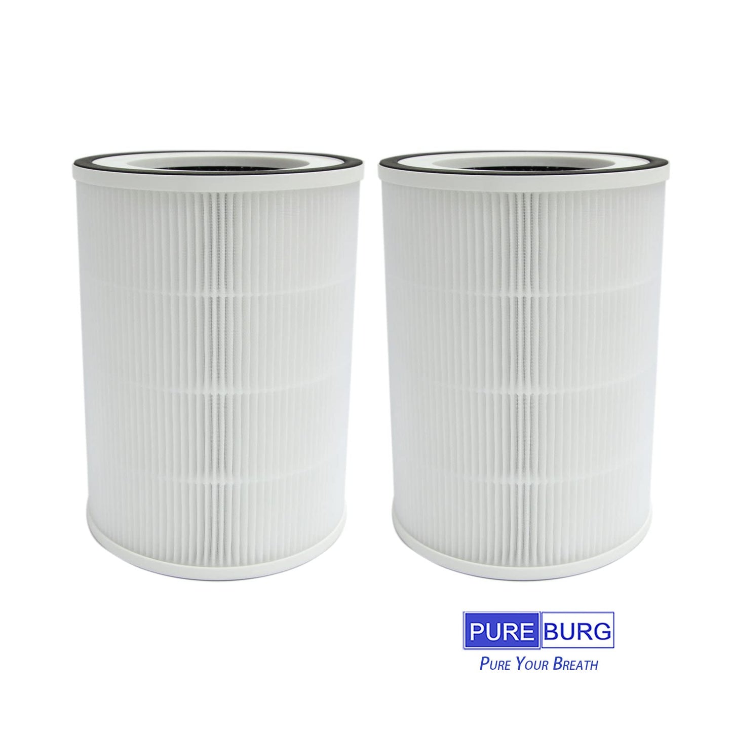 PUREBURG Replacement Filter Compatible with Russell Hobbs RHAP2001B(G) & Afloia KILO,KILO PRO, KILO PLUS, MIRO & MIRO PRO Air Purifiers,2-Pack H13