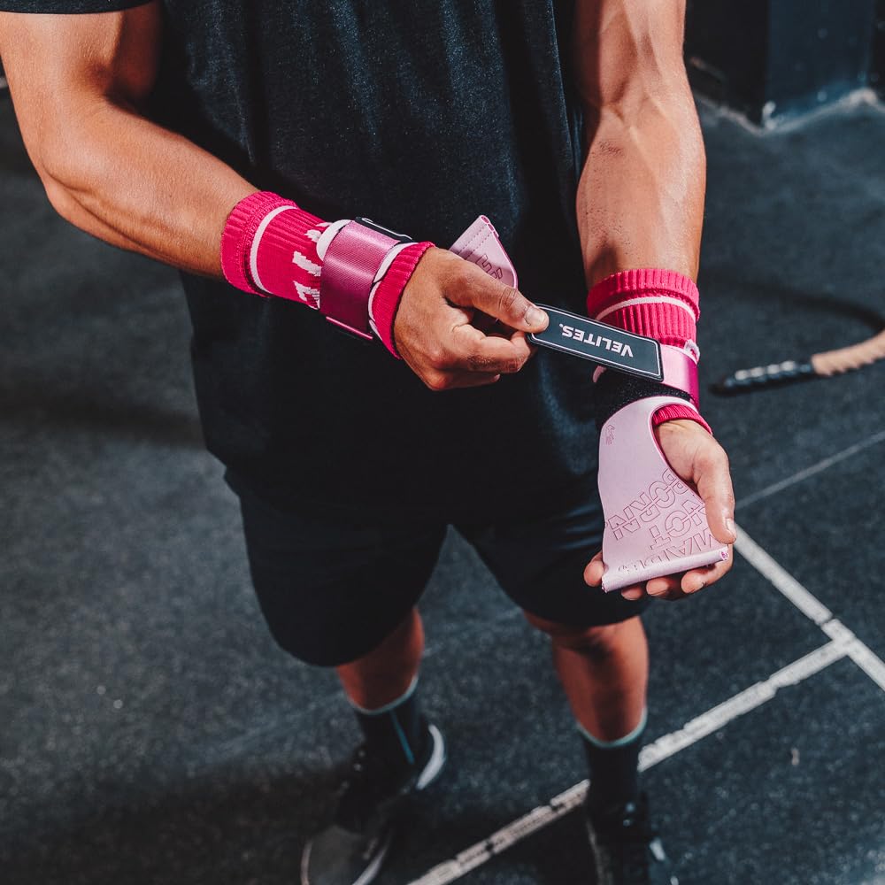 Velites Hand Strengthener Quad Pro Pink XL, Combination Flexibility, Comfort and Resistance, Suitable for Any Surface, Vegan Material