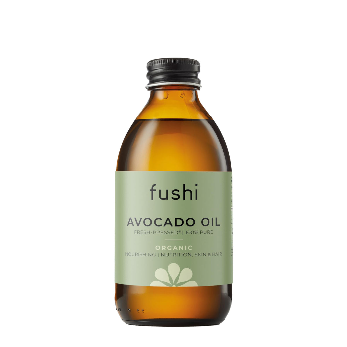 Fushi Avocado Organic Oil 100ml Extra Virgin, Biodynamic Harvested Cold Pressed