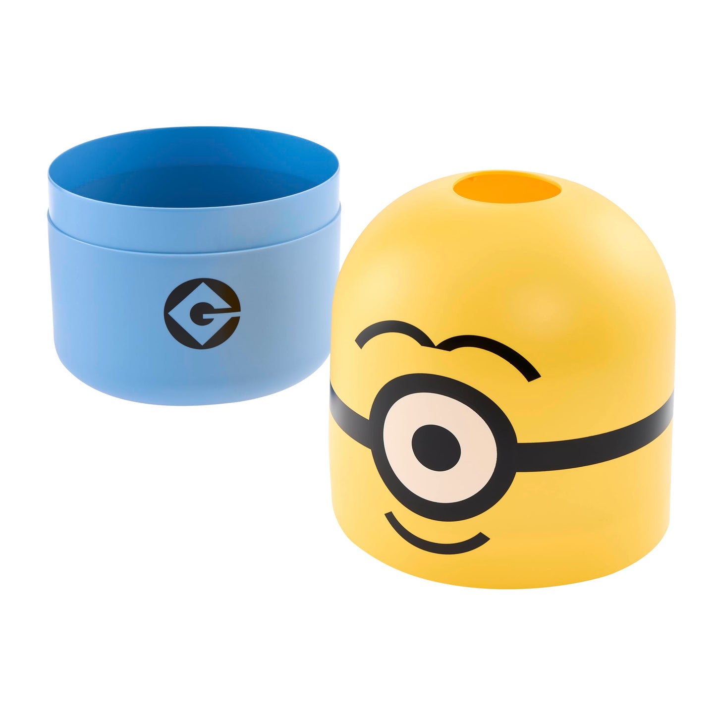 keeeper Minions storage container Stuart, 20 x 20 x 31 cm, 8 l, stackable and easy to open, storage box with design from Despicable Me, yellow
