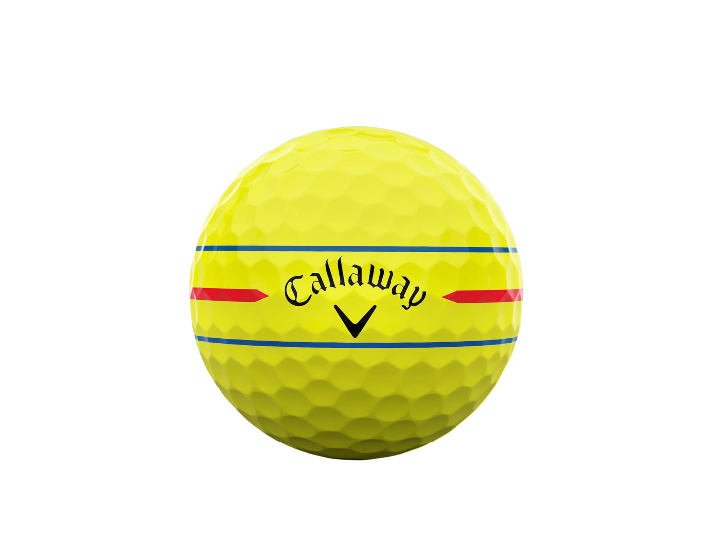 Callaway Golf Chrome Soft Premium Tour Golf Ball 2024 Yellow 360 Triple Track