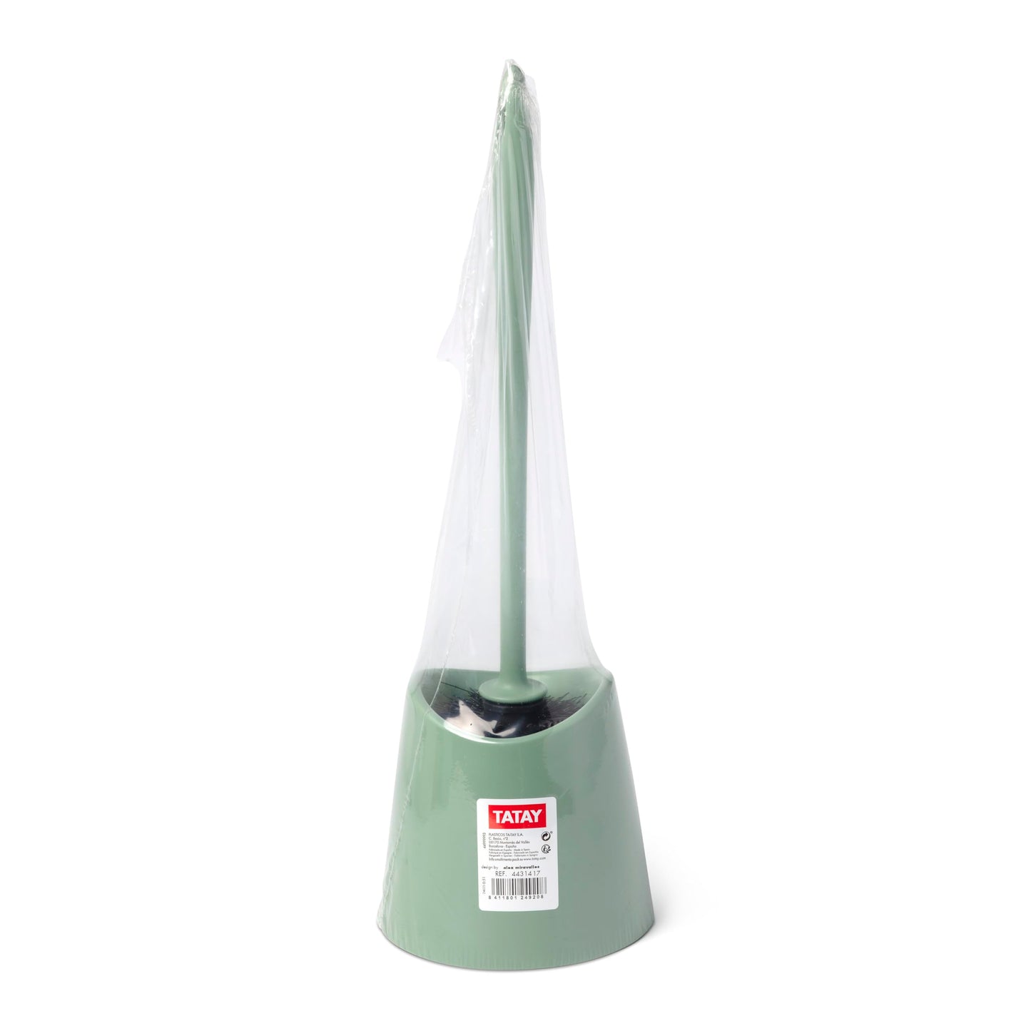 TATAY Toilet Brush | Durable Materials | Modern Design | Fixed and Long-Lasting Brush for Great Hygiene | Bathroom Toilet Brushes | Made in Spain