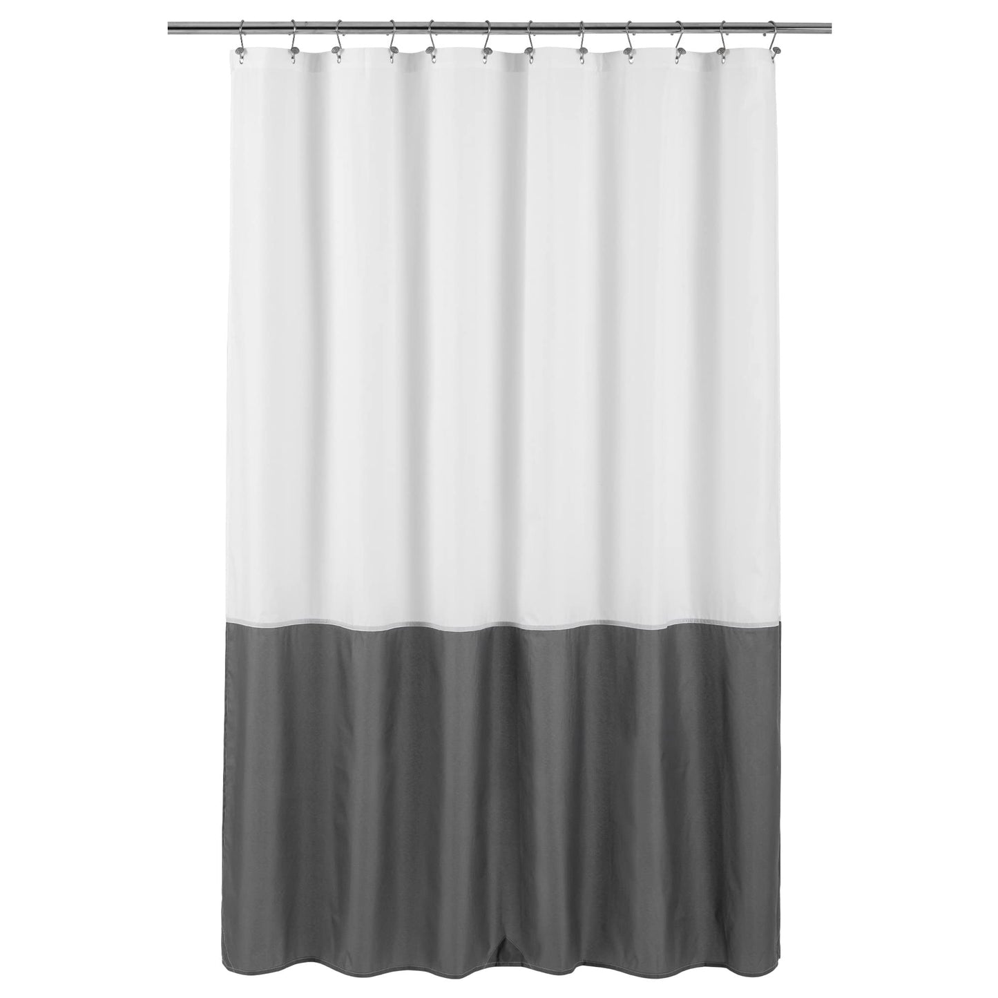 ALYVIA SPRING Waterproof Fabric Bath Liner Shower Curtain - Soft & Light-Weight Cloth Shower Liner, 3 Bottom Magnets, Hotel Quality & Machine Washable