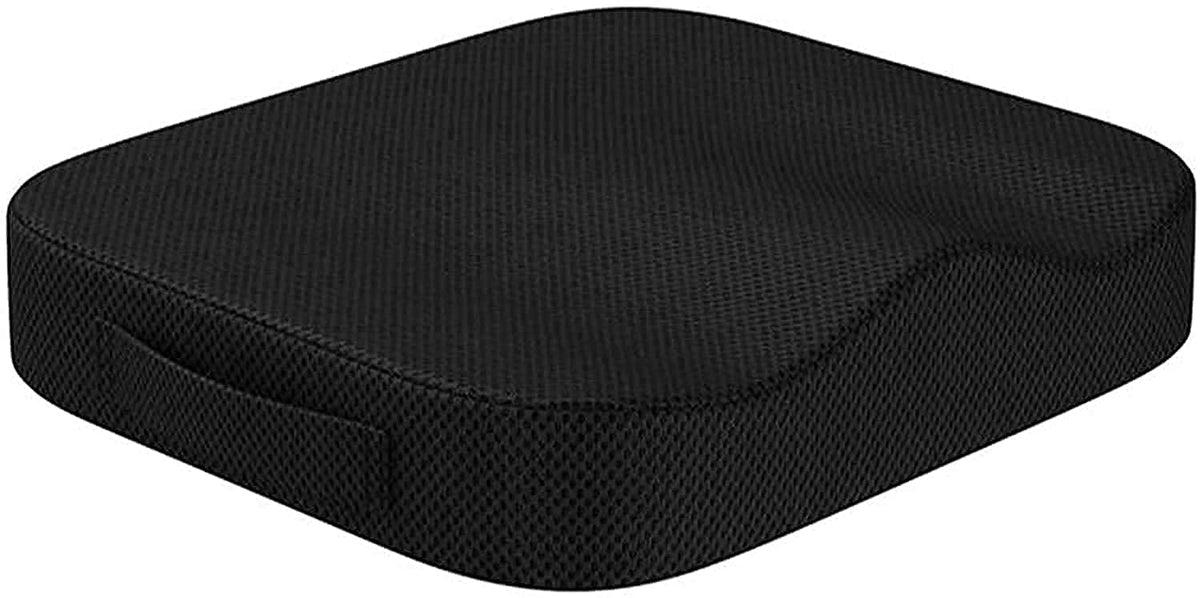YeHoo Car Seat Cushion Pad for Car Driver Seat Office Sweet Home Collection Memory Foam Chair Cushion Honeycomb Pattern Solid Color Slip Non Skid