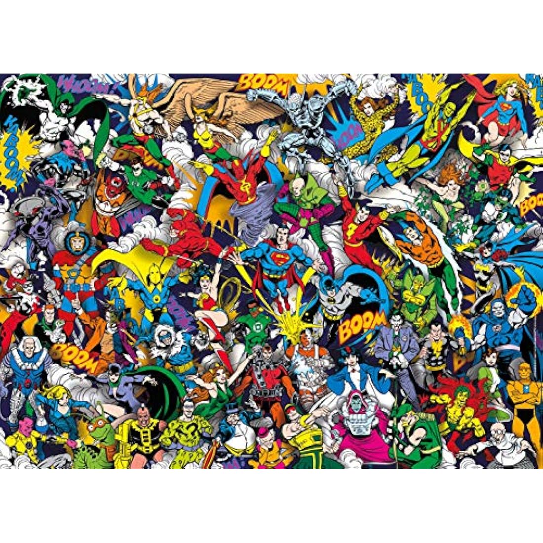 Clementoni - DC Comics Impossibile Jigsaw Puzzle for Children and Adults 1000 pieces, 14 Years old and up, 39599