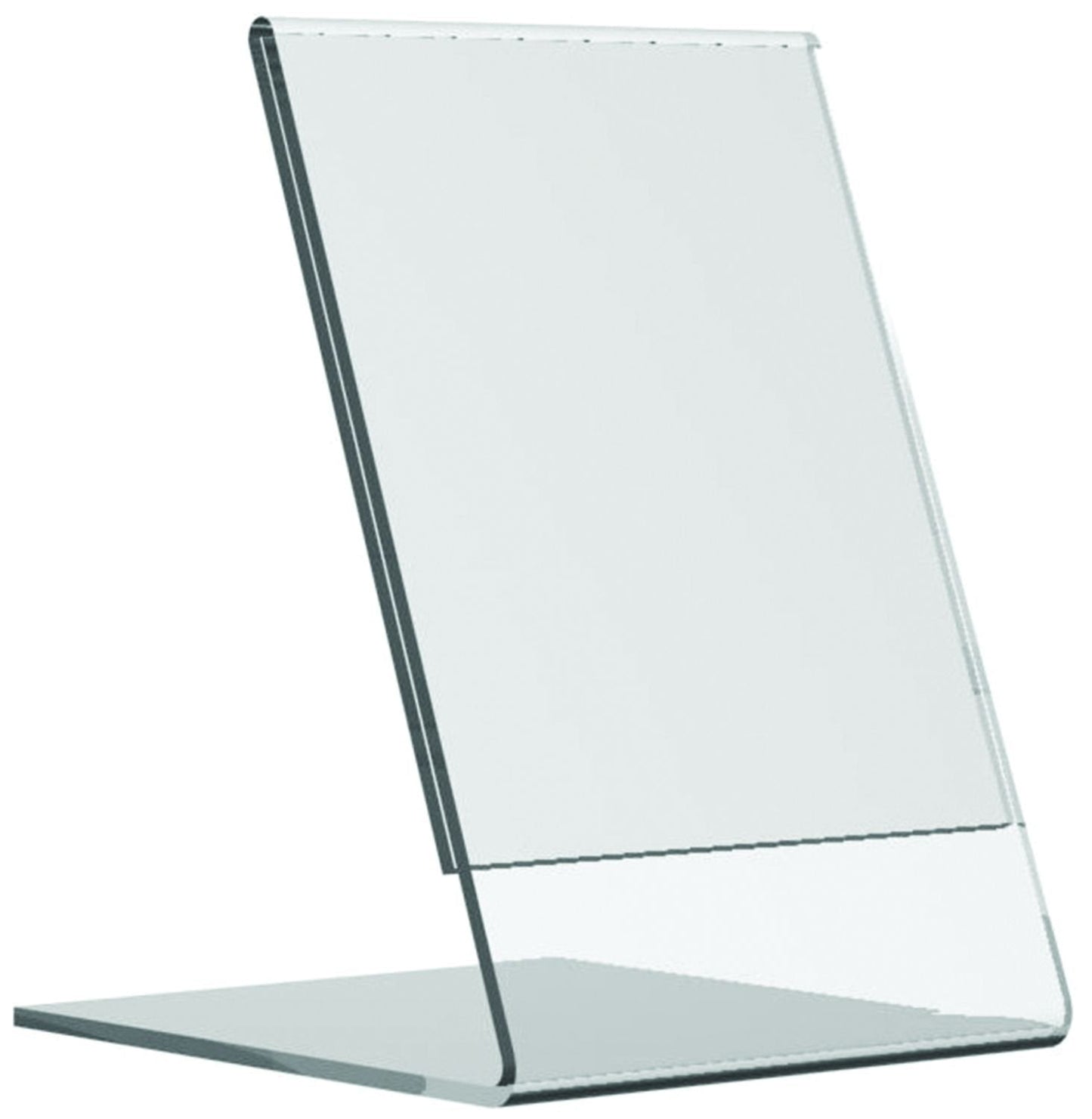 Europel Sign Holder, L-Standard, A5 Size, Portrait – Clear Acrylic Poster, Menu & Leaflet Display Holder for Restaurants, Hotels