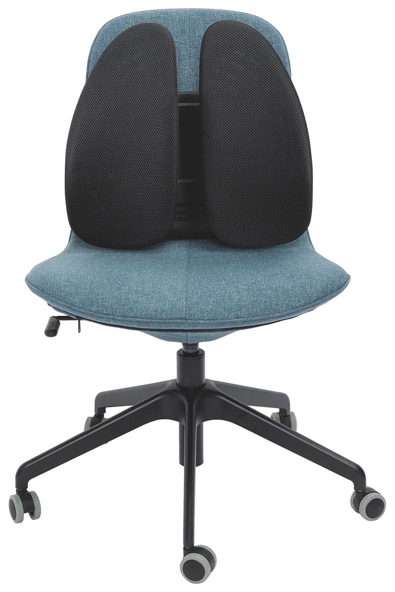 Kensington SmartFit Conform Back Rest - Ergonomic & Height Adjustable Lumbar Support Rest (K60412WW), Black