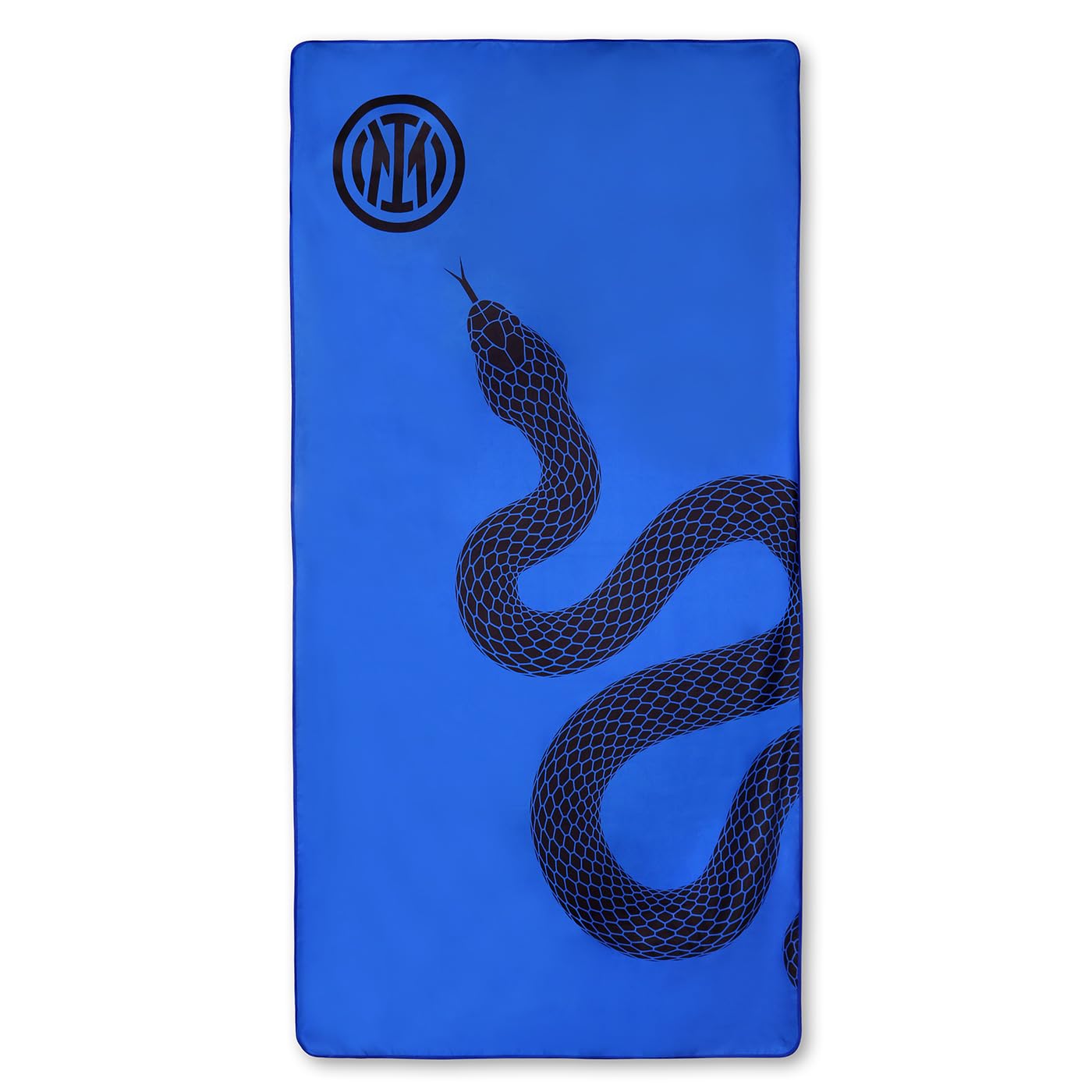 Inter Biscione Premium Microfibre Beach Towel, 180 x 90 cm, Ultra Absorbent Microfibre Towel – Perfect for Beach, Sea, Pool and Summer Holidays