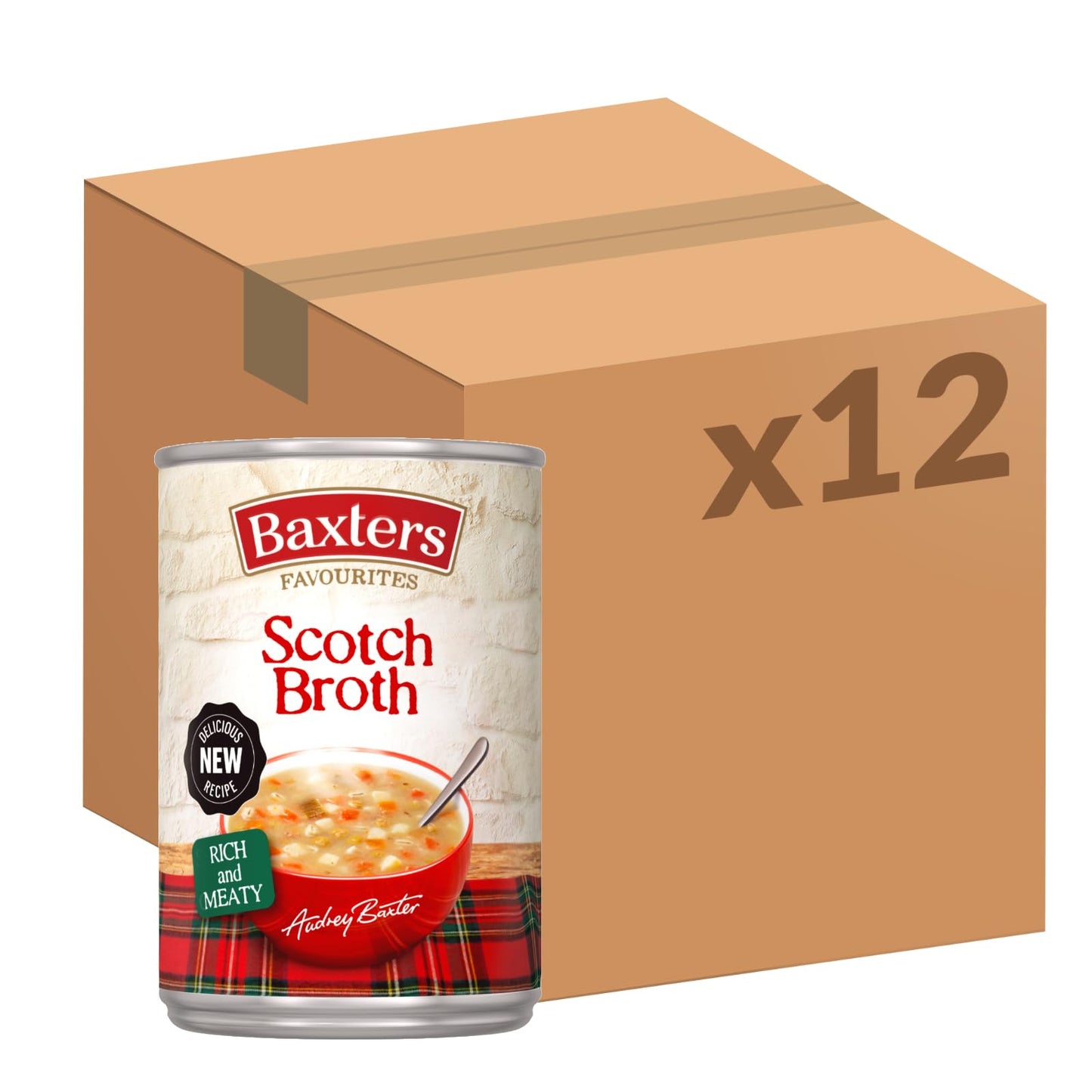 Baxters Favourites Scotch Broth Soup 400 g (Pack of 12)