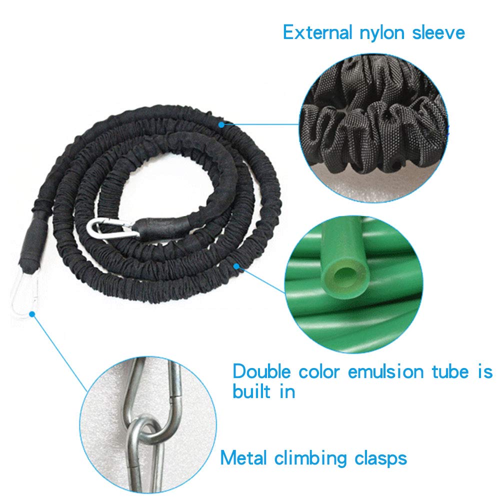 YNXing Resistance Training Rope Explosive Force Bounce Physical Training Resistance Rope Improving Speed, Stamina and Strength