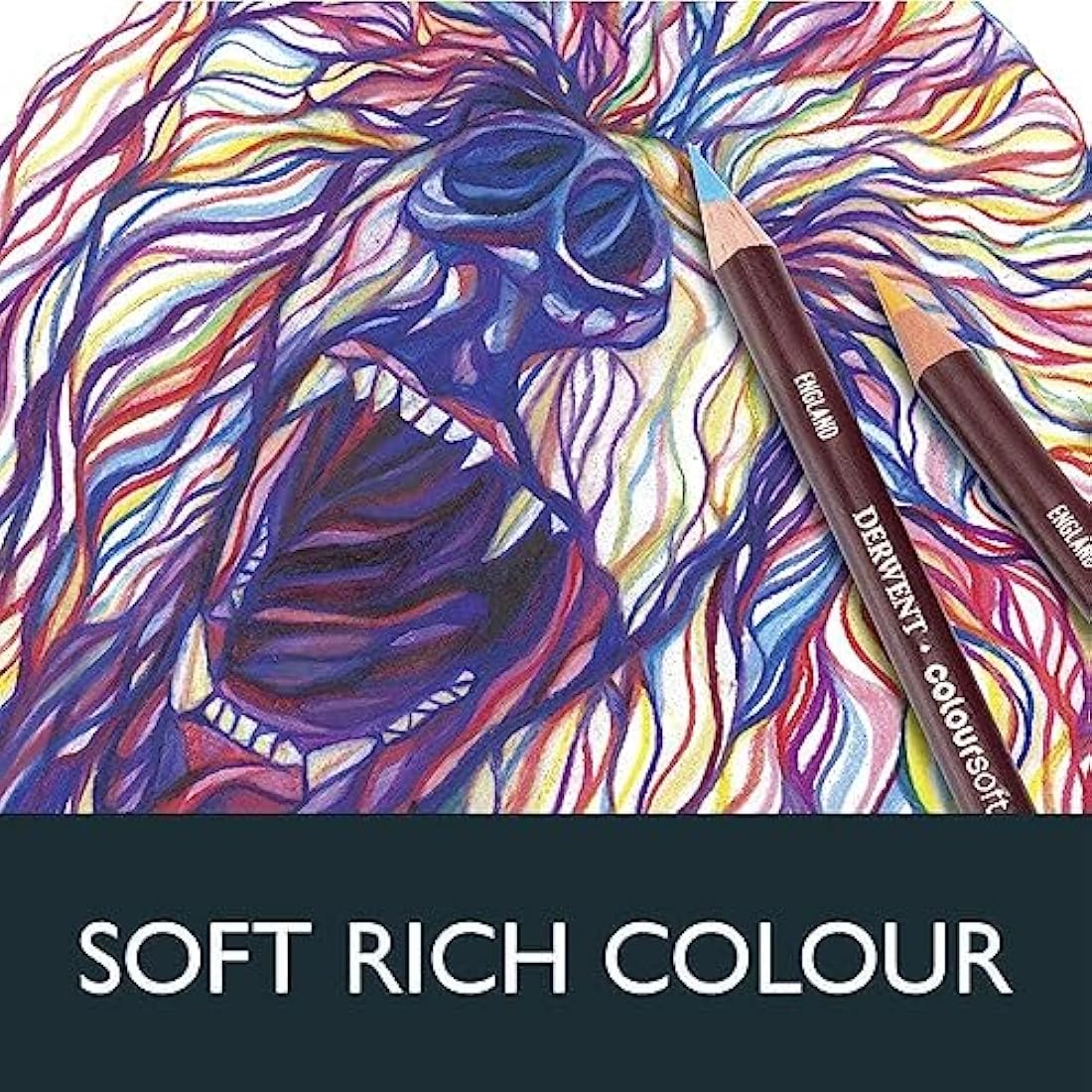Derwent Coloursoft Colouring Pencils, Drawing & Writing, Set Of 36, Ideal For Colour Building, Professional Quality, 0701028