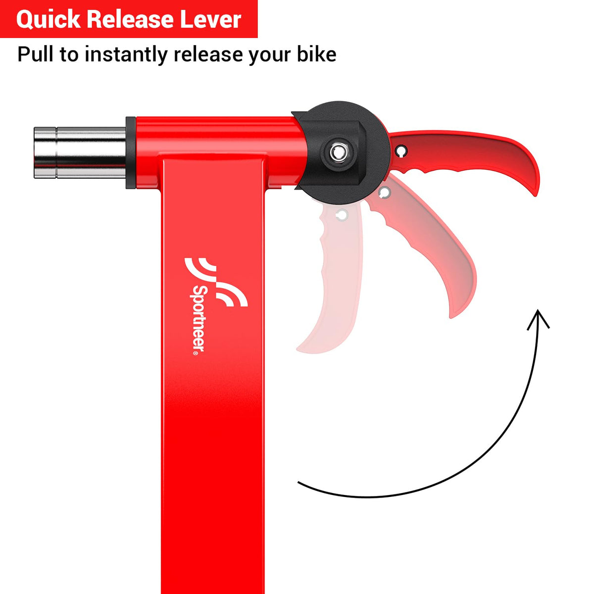 Turbo Trainer, Sportneer Bike Trainer with 6 Resistance Settings for Indoor Bike Trainer Stand Steel Bicycle Exercise Magnetic Stand with Noise
