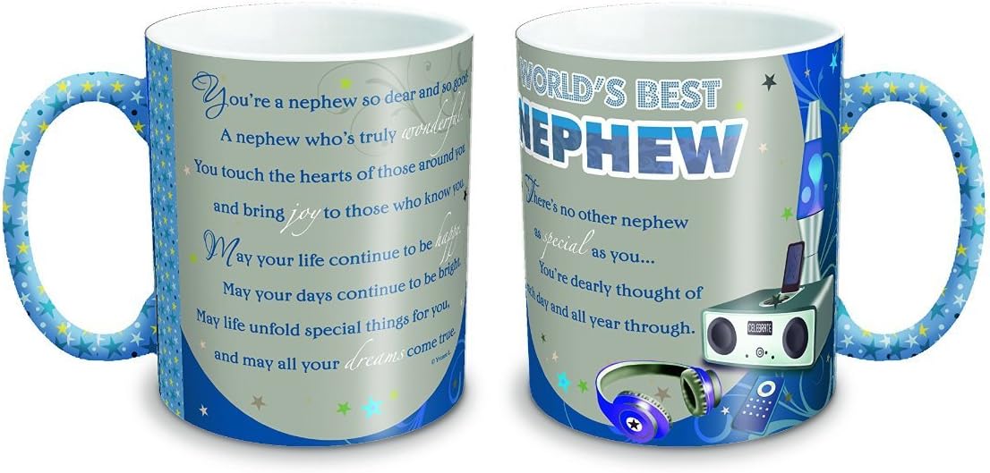 "World's Best Nephew" Sentimental Mug With Presentation Box