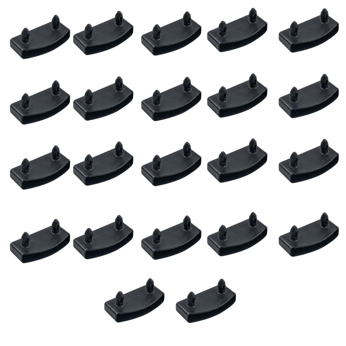 Sgehai 72 Pcs bed slats replacement bed slat end clip,plastic bed slat holders caps 55mm,48 ends and 24 center,for double/single bed and king size
