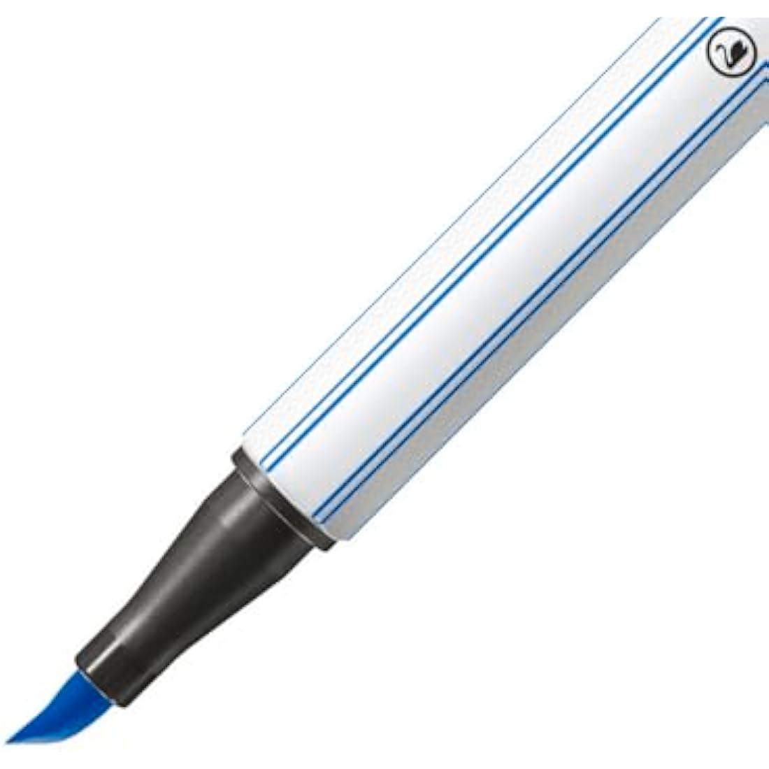 STABILO Pen 68 brush - Premium Fibre-Tip Pen with Brush Tip - ARTY - Tin of 30 - Assorted Colours