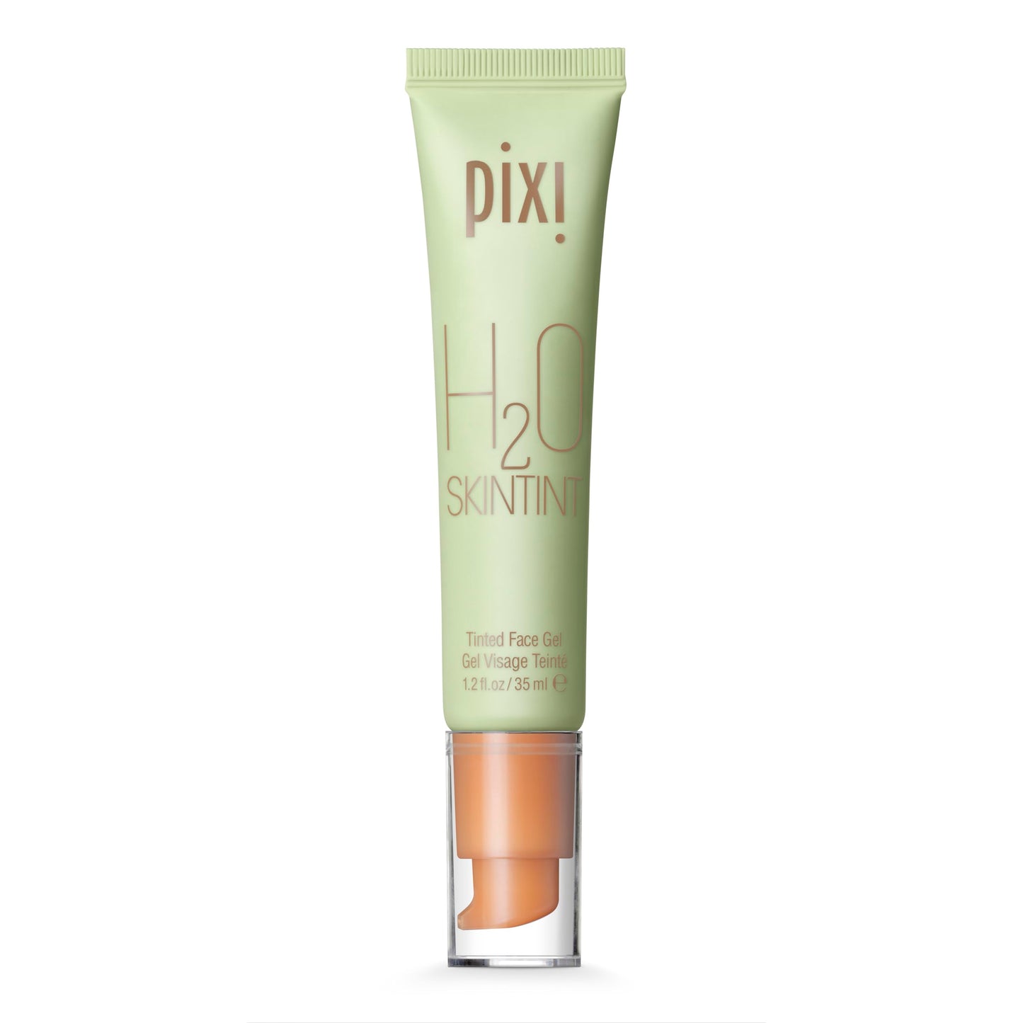 Pixi H2O SkinTint | Tinted Gel Moisturiser | Lightweight, Hydrating & Water-Resistant | Evens Tone & Reduces Redness | Honey | 1.2 fl oz/35 ml