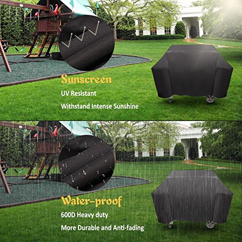 onlyfire Grill Cover (For Weber Genesis II & II LX 400), breathable, uv resistant, waterproof