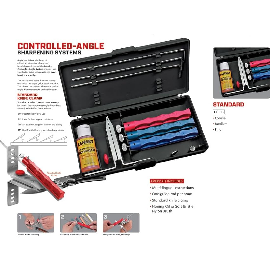 Lansky Sharpeners Standard Sharpening System