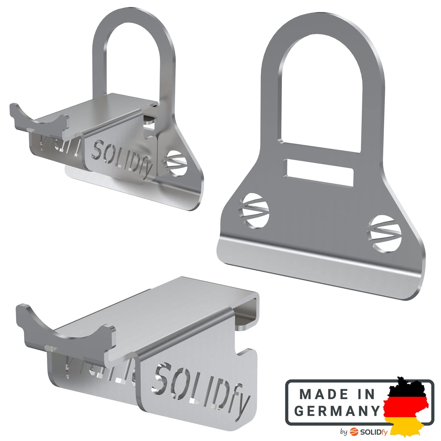 SOLIDfy? - 2 x 26 mm - 38 mm pool hose holder, kink protection made of stainless steel for Intex and Bestway swimming pools