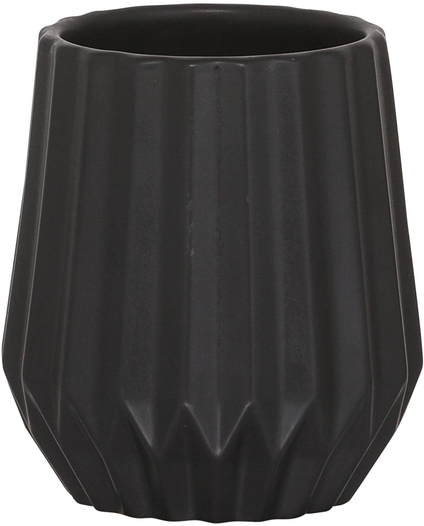 Sealskin Arte Tumbler, Ceramic, Black, 9.1 x 10 x 9.1 cm