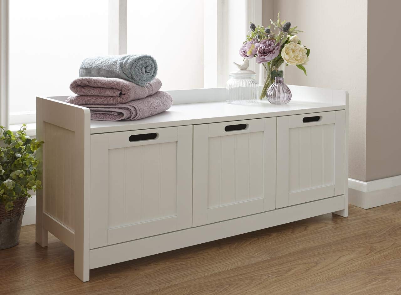 Colonial White Tong & Grove Bathroom Furniture - Cupboards, Storage & Shelving