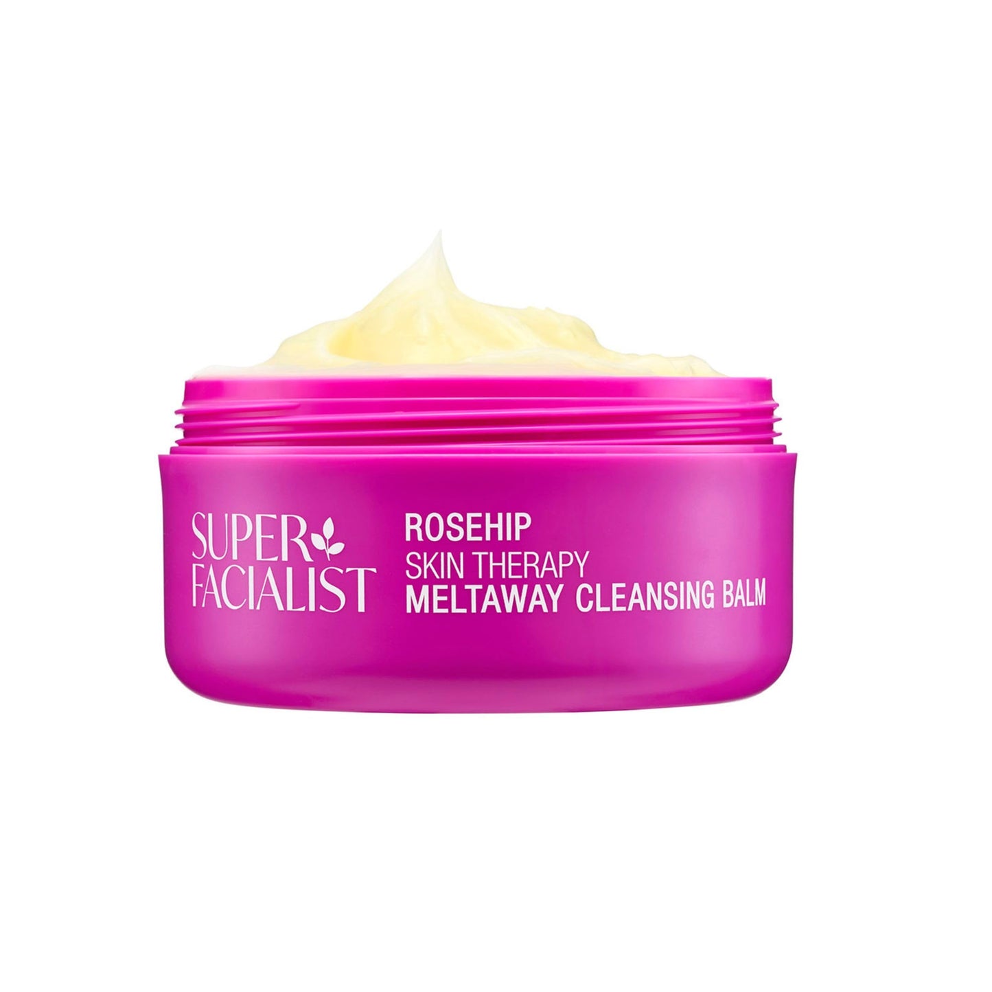 Super Facialist Rosehip Meltaway Cleansing Balm - Makeup Remover with Hyaluronic Acid & Rosehip Oil - Nourishing and Moisturising Cleanser - Smooth,