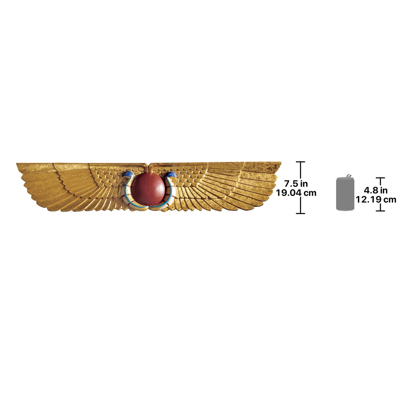 Design Toscano NG32428 Egyptian Temple Sculptural Wall Pediment