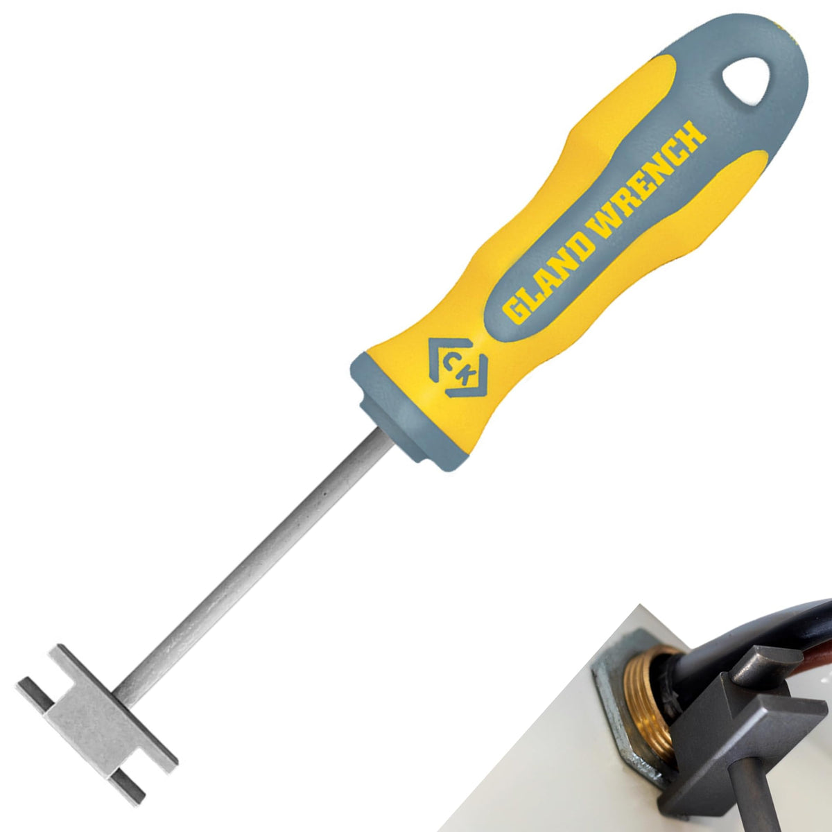 C.K Tools SWA Gland Wrench 20-25mm, Specialist Spanner for Armoured Electrical Cable Nuts, Electrician Tool, Glands Wrenches for Electricians, CK
