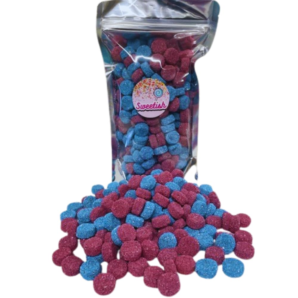 Jelly Spogs Sweets - 1 Kg Bulk Pouch - Assorted Sweet Pick and Mix for Parties, Gifts, and Sharing in Resealable Pouch By Sweetish