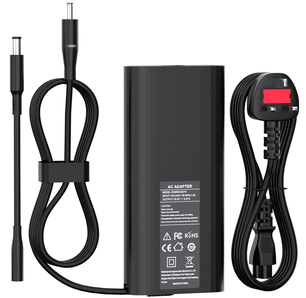 130W Laptop Charger Compatible with Dell XPS 15 7590 9530 9550 9560 9570 Precision M3800 5510 5520 5530 5540 Inspiron 7347 7348 Latitude Studio Vostro