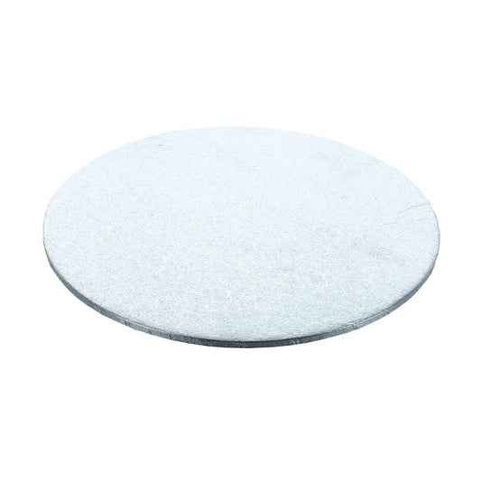 Culpitt 5mm Thick Round Silver Cake Board, Strong Round Cake Board, 5mm Thick, Pack of 5-14 inch