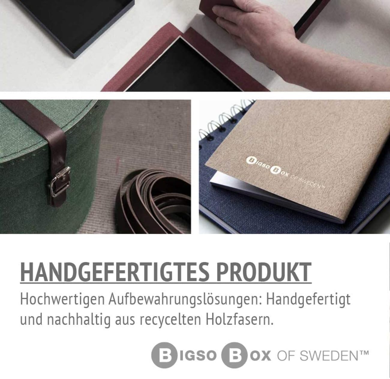 Bigso Box of Sweden Hanging Storage Organiser with 5 Large Storage Compartments - Hanging Storage for Wardrobe with Velcro Fastening