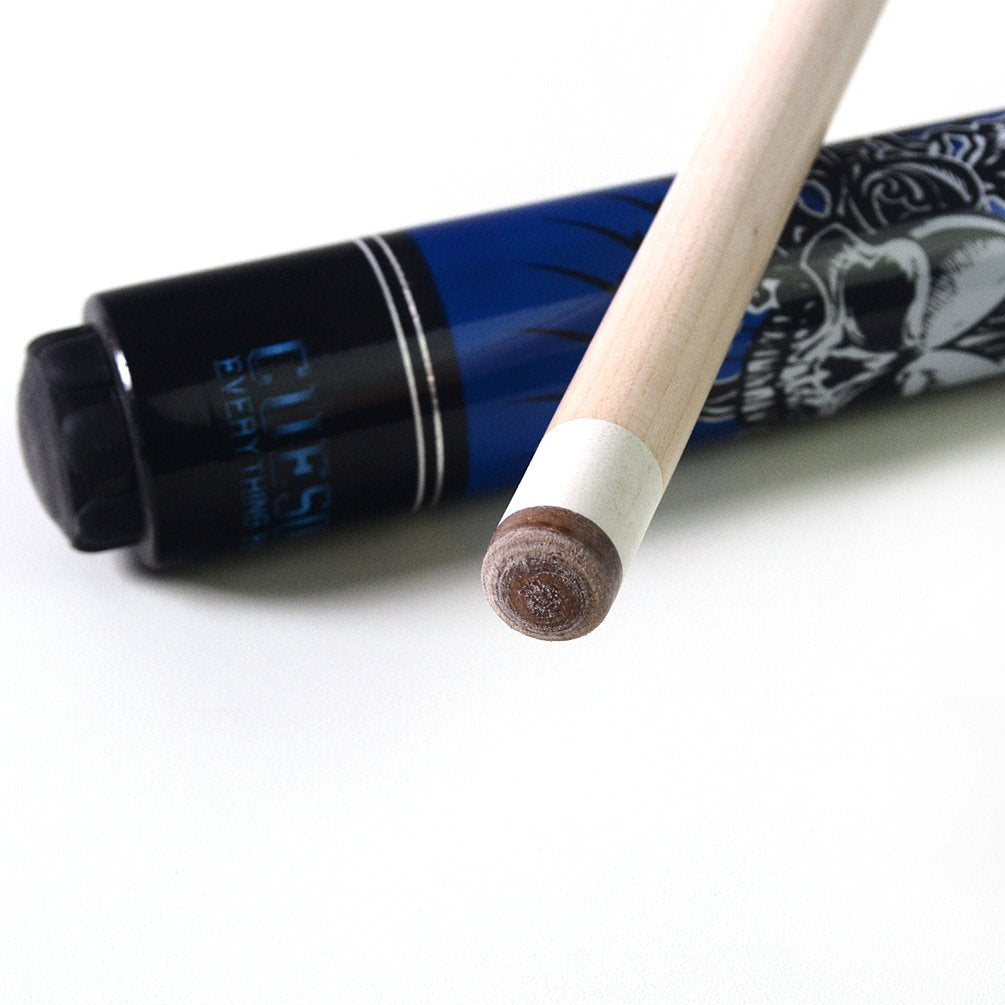 CUESOUL ROCKIN Series 58" 21oz Maple Pool Cue Stick Set with Joint Protector/Shaft Protector and Cue Towel(G405)