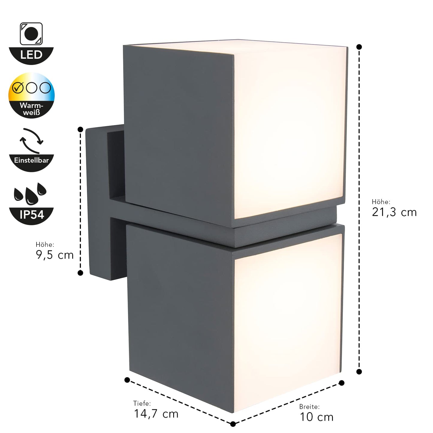 Lutec - Cuba Wall Light