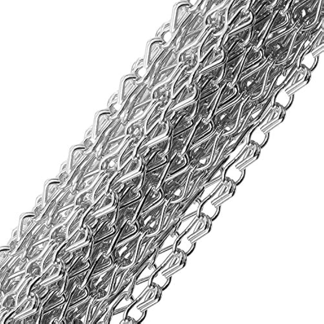 Chawniao 90cm x 200cm Premium Aluminium Fly Door Chain Curtain for doorways, Fly Screens Metal Insect Screen Blinds