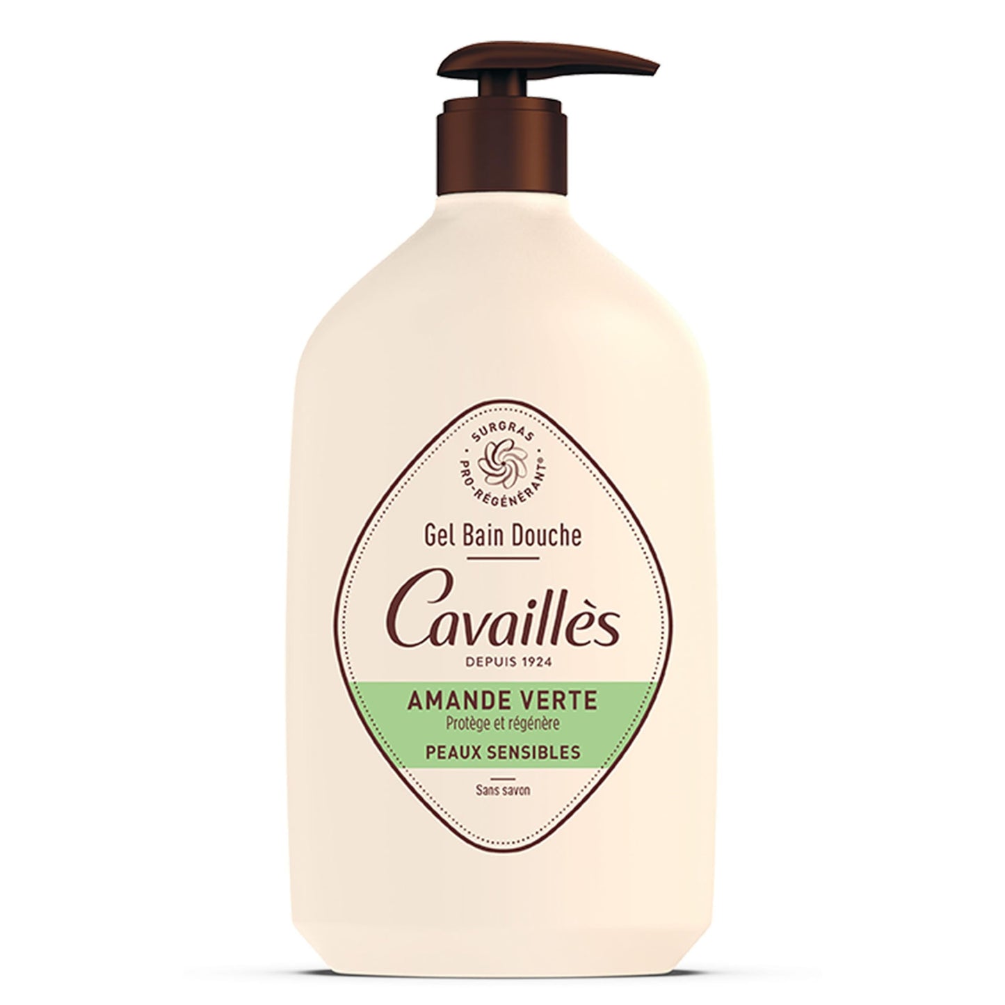 Rog? Cavaill?s Bath and Shower Gel for Sensitive Skin Green Almond 1L