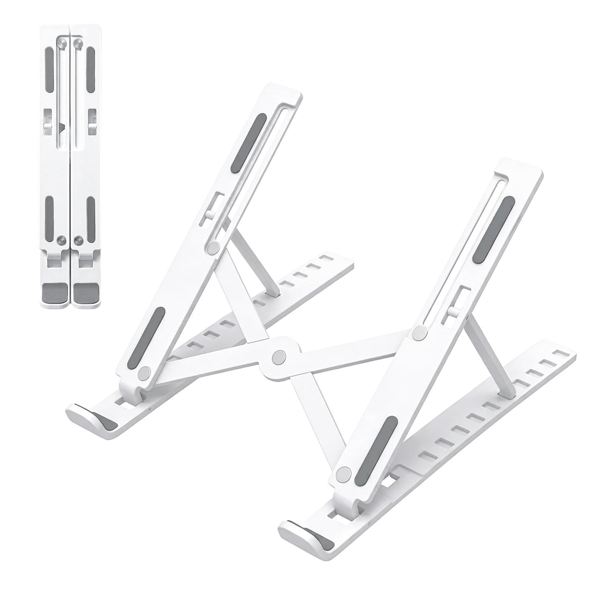 Marte Vanci Laptop Stand for Desk, Portable Computer Riser with 10 Adjustable Levels