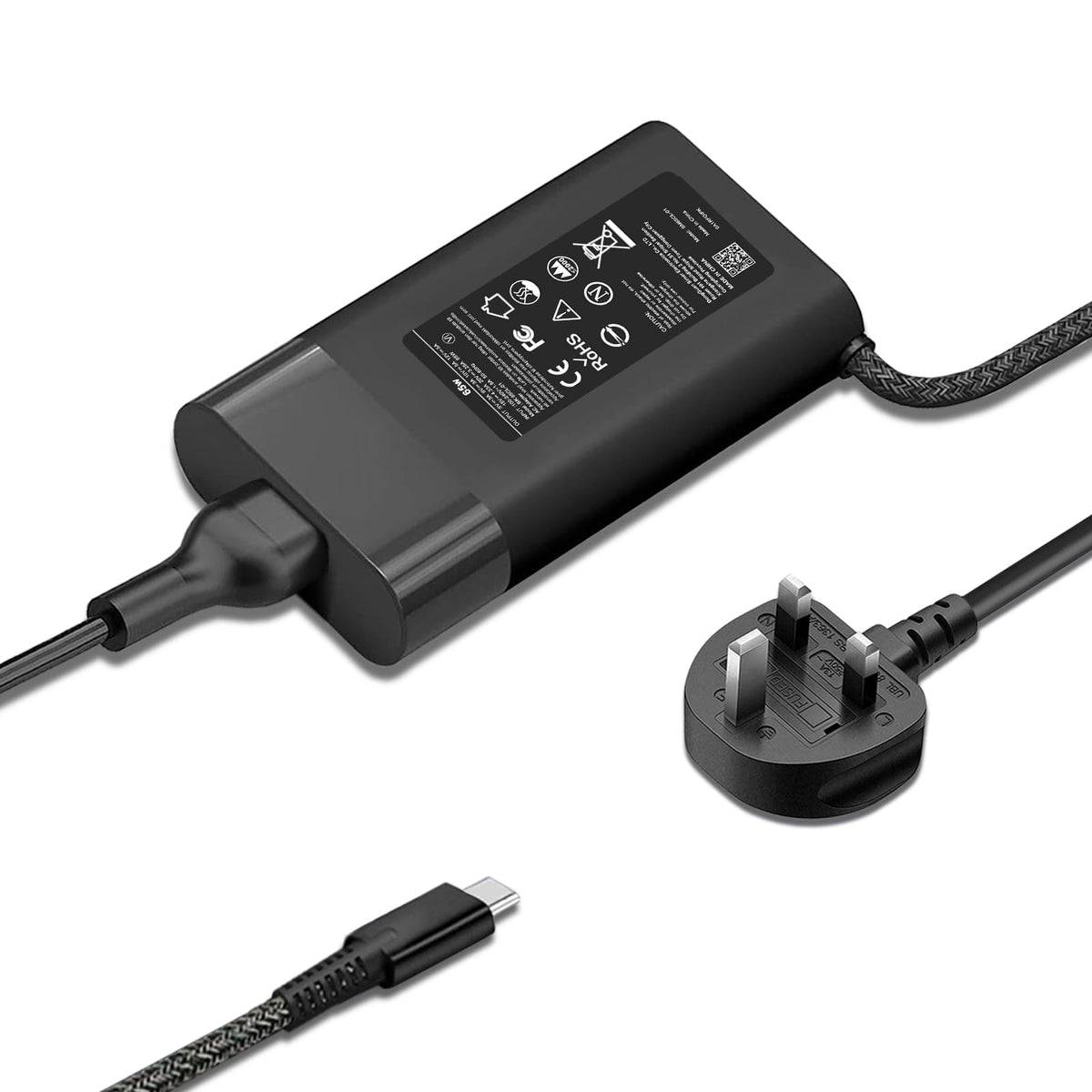 WOXNKLD New Slim 65W USB C Laptop Charger Compatible With HP Envy X360 Spectre X360,Envy,Spectre,Elitebook,Elitebook X360,Chromebook,Elite x2 Travel