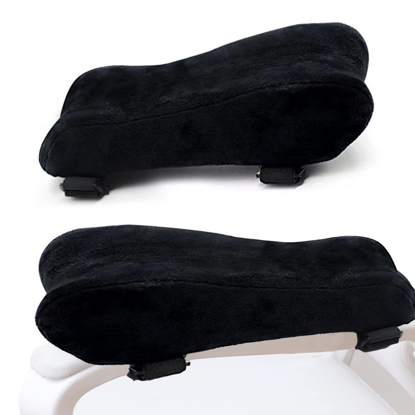 POHOVE 2 Pcs Office Chair Armrest Pads, Memory Foam Arm Covers
