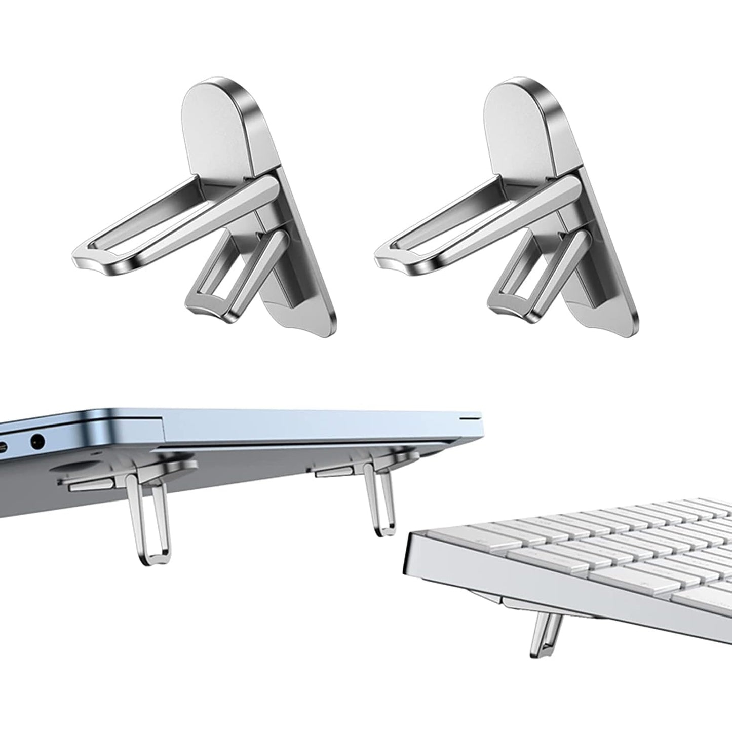 AFYS Adjustable Keyboard Riser Stand - Ergonomic Desk Extension for Computer, Laptop - Enhanced Tilt, Stable PC Holder with Pop-Up Function