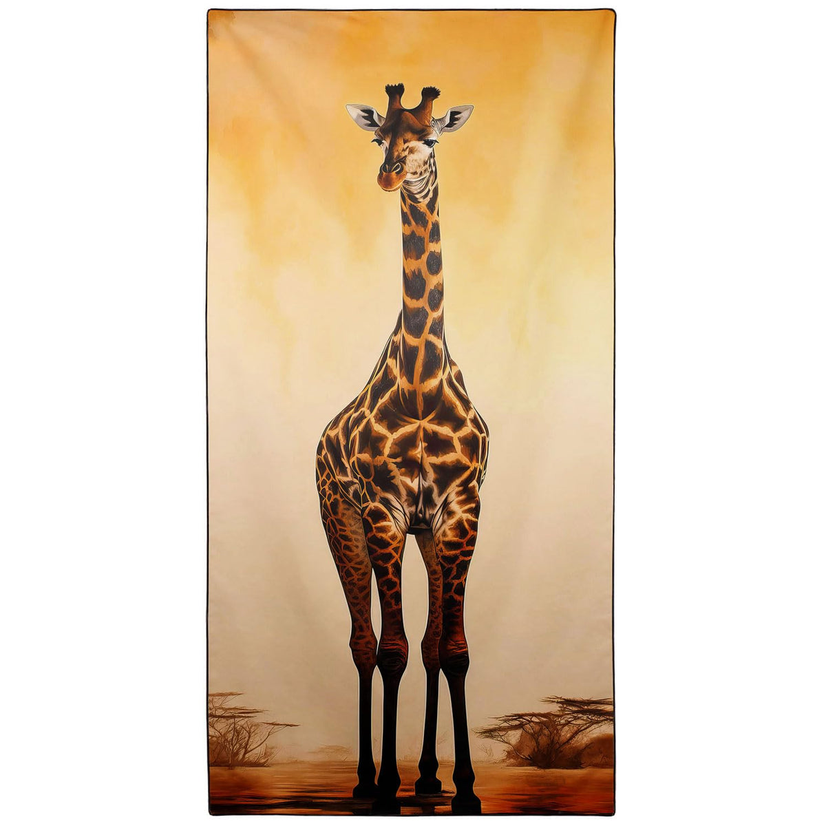 YISUMEI Giraffe Beach Towels for Adults Extra Large 180 x 90 cm, Microfibre Quick Dry Towel for Travel Swimming Camping Sports