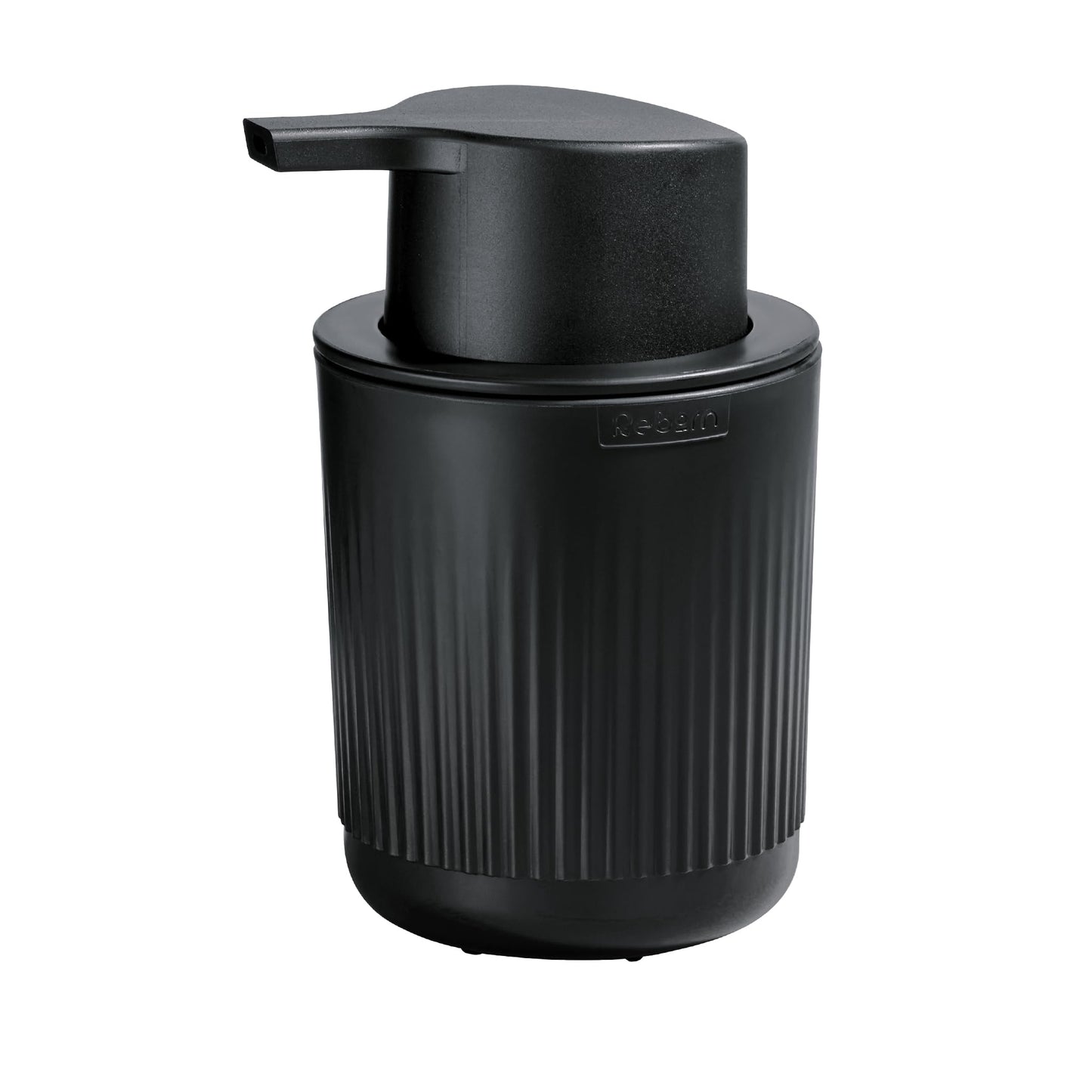 ReBorn Recycled Soap Dispenser - Bathroom Soap Pump - Easy to use One-handed Push Pump - Wide Base - Refillable with 250ml Capacity - Made in Britain