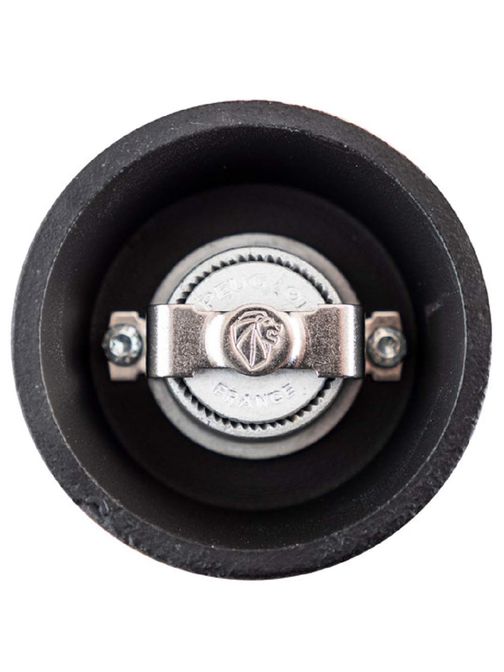 PEUGEOT - Bali 8 cm Pepper Mill - Classic Grind System - Cast Iron - Lifetime Guaranteed Mechanism - Made in France - Black Colour