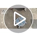 M MINGLE 17'' Pressure Washer Surface Cleaner, Driveway Pressure Washer Attachments with 2 Power Washer Replacement Wands and Nozzles, 1/4" Quick Connect, 4000 PSI