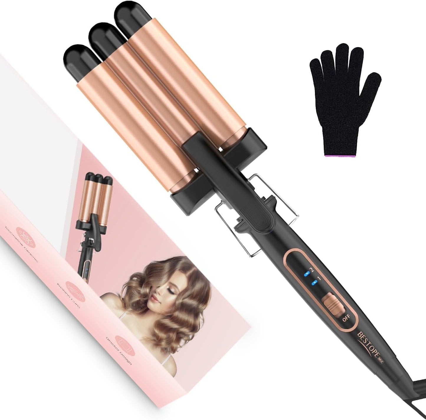 Bestope Hair Waver Crimpers, New but open, scruffy box
