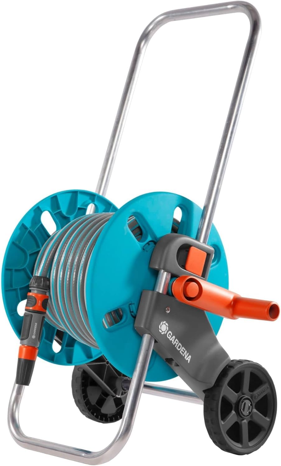 Cart Aquaroll S (boxed) with 20 m Classic Hose 13 mm (1/2") Original Gardena System Parts And Lance Spray, G18502-50