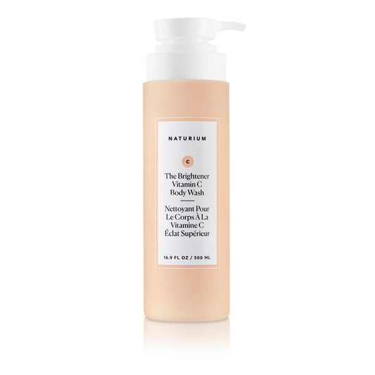 Naturium The Brightener Vitamin C Body Wash, Gentle Cleanser | 16.9 FL OZ / 500 ML