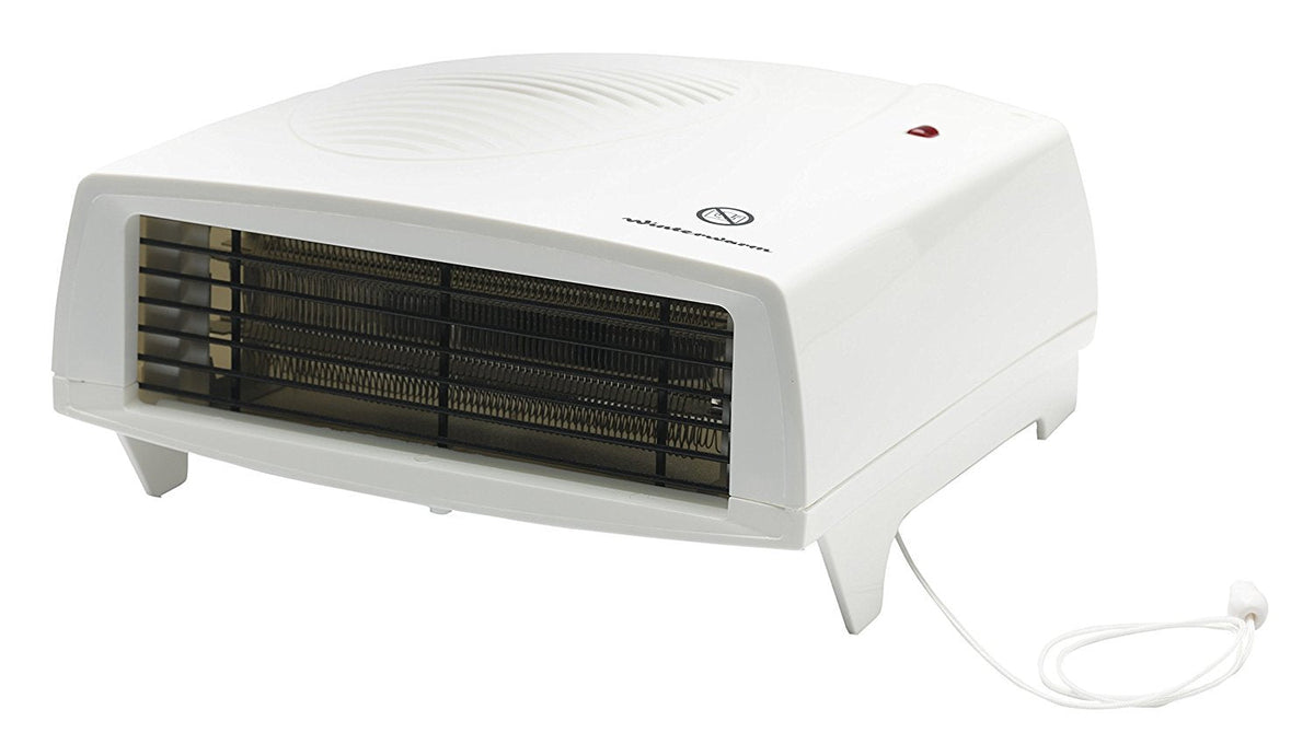 Winterwarm WWDF20E 2KW Downflow Heater IP22 Rated, Pull Cord, 30 Minute Run Time, Automatic Shut-off, Over Heat Protection - White